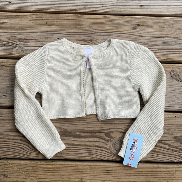 cat and jack white sweater